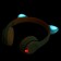Wireless “cats” headphones, sound and light effects, folding, gray color