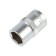 Head -sided tundra head, under a square 1/2, 14 mm, CRV