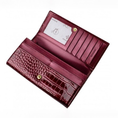 Wallet, cherry crocodile-1