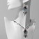 Set 2 items: earrings, necklace "India" Flora and fauna, color in black silver, 32 cm