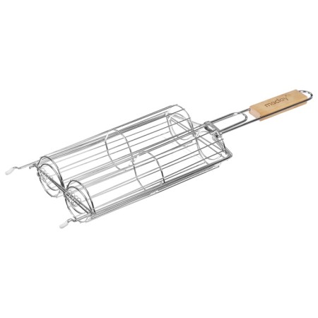 Maclay grill grill grill, double, chrome steel, 49x14x7 cm, working surface 27x17 cm-7