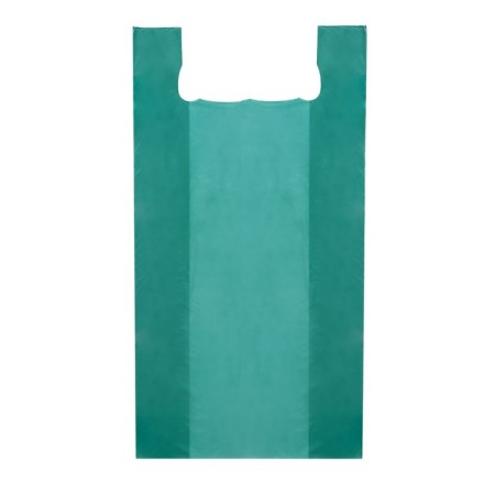 T -shirt package, polyethylene, green 45 x 90 cm, 19 μm