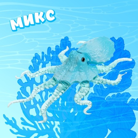 Toy-jet "Osminog", with silicone tentacles, mix-4