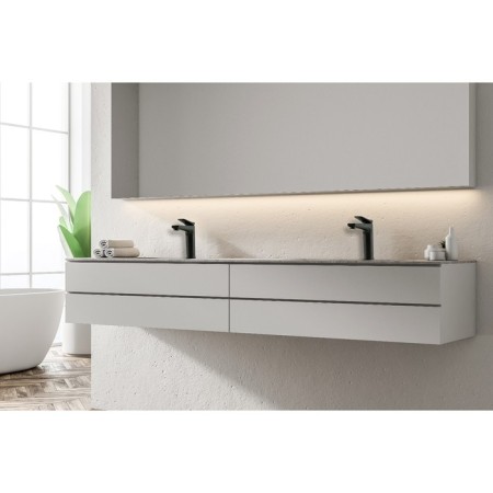 LEMARK Bronx LM3737BL sink mixer, single -leaf, pour length 154 mm, black-3
