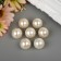 Beads for creativity plastic "Pearls White" d = 1.6 cm set 20 pcs