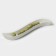 Ceramic Ceramic Oliva dish, 150 ml, 26 × 9 × 3 cm, white color