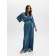 Female set (jacket, trousers) KAFTAN VELVET 52-54, blue
