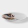 Porcelain plate "Hunting season", D = 20 cm, white, Mix drawing
