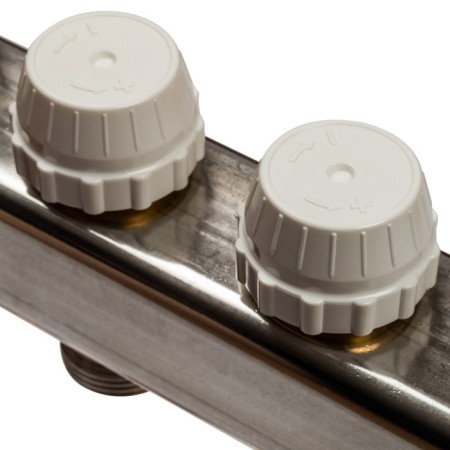 Collector Group Stout SMS 0922 000009, 1 "x3/4", 9 outputs, without consumables, stainless steel steel-4