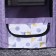 An animals aviary, a tent with a pattern, round, 70 x 40 cm, purple