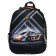 School backpack 38 x 30 x 16 cm, ergonomic back, stavia "speed", black