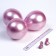 Latex ball 5 ", chrome, set 100 pcs., Lilac color