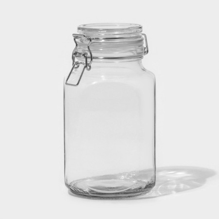 Bank for bulk foods "Transparent", 1.5 liters