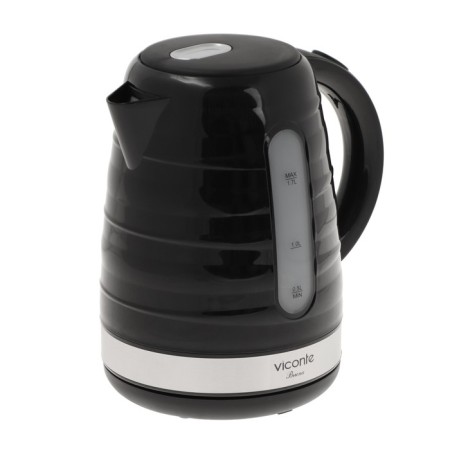 Electric kettle Viconte VC-3304, plastic, 1.7 l, 2200 watts, black