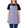 Apron kitchen with a “inspired hearts” photo print, adjustable, size OS