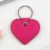Kezzle keychain to the leatherette "I love", 8.5 x 6 cm