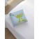 Pillowess decorative "Sleepy frog", on a zipper, size 45x45 cm