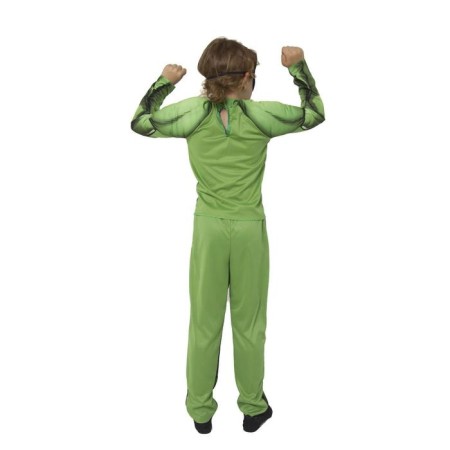 Carnival costume "Hulk" with muscles, textiles, jacket, trousers, mask, p. 34, height 134 cm-3