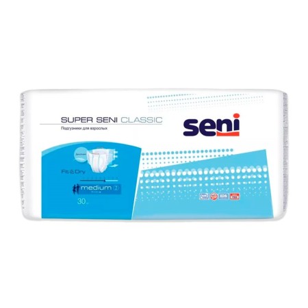 Disasters for adults Seni Super Medium No. 2, 30 pcs