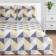 Bed linen Ethel duet "Gold Illusion" 143*215 cm - 2 pcs, 220*240 cm, 70*70 cm -2 pcs