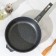 Granite pan, d = 26 cm, anti -stick coating, removable handle, glass cover, color gray color