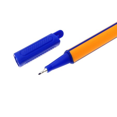 Capillary pen Berlingo Rapido, 0.4 mm, three -sided, blue rod-4