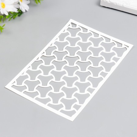 Plastic stencil "Texture" 24x16 cm-1
