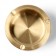 Ashtray 12 x 3.8 cm, gold