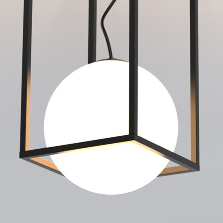 Ceiling chandelier Mantra Desigual, E27, 1x20W, 195x195x425 mm, black color-2
