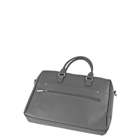 Bag Women's claim. Kozh, lightning, gray color-1