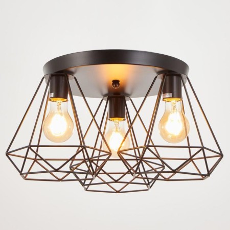 Lamp 2403159/3 E27 40W Black-Med 50x50x23 cm Bayerlux