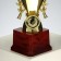 Cup 184a, award figure, gold, plastic stand, 29 × 14 × 9.5 cm.