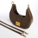 Female bag Textura, small size, brown color