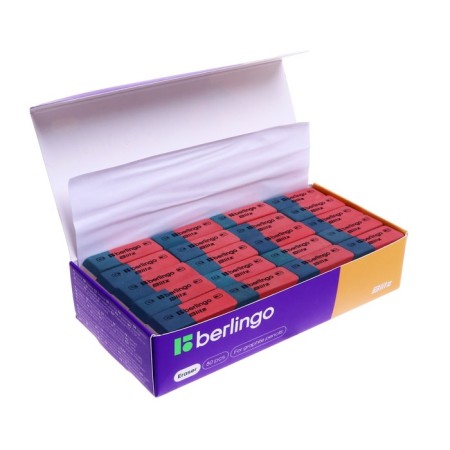 Blitz Eraser, beveled, combined, natural rubber, 42x14x8 mm-7