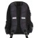 School backpack 38 x 27 x 17, ergonomic back, Devente Attomex Basic, Speed ​​Zone "Black 70333441