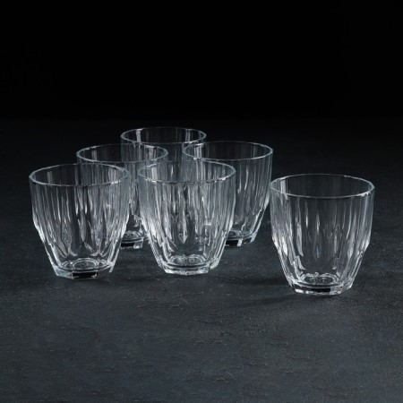 Set of glass glasses Diamond, 275 ml, 6 pcs
