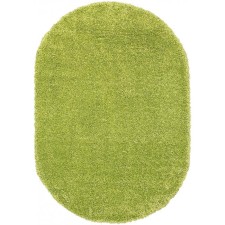 Oval carpet Merinos Shaggy Ultra, size 150x400 cm, color Green