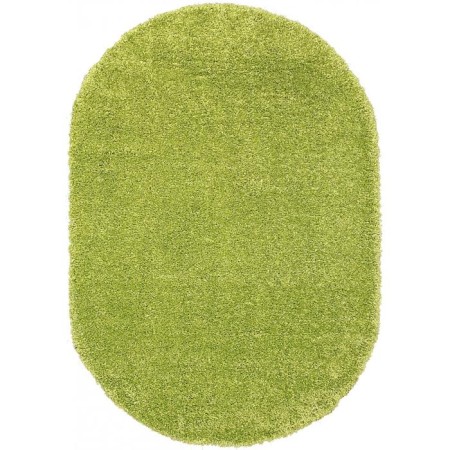 Oval carpet Merinos Shaggy Ultra, size 150x400 cm, color Green