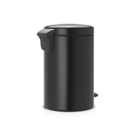 Brabantia Newcon bucket, plastic inner bucket, with a pedal, black matte color, 12 liters-2