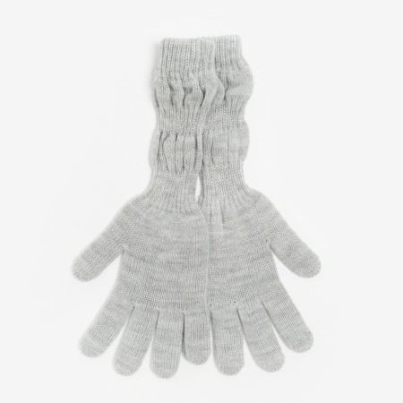 Gloves female, light gray, size 18