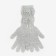 Gloves female, light gray, size 18
