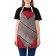 Apron kitchen with a photographic priorter "heart from roses", adjustable, size OS