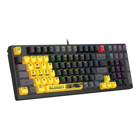 Keyboard A4Tech Bloody S98 Mechanical Yellow/Gray USB for Gamer Led (Sports Lime)-2