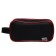 Penal soft 2 compartments, 100 x 220 x 70 mm, voluminous, "black-red"