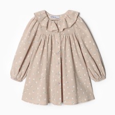 Children's dress with collar Kaftan, R.30 (98-104), beige