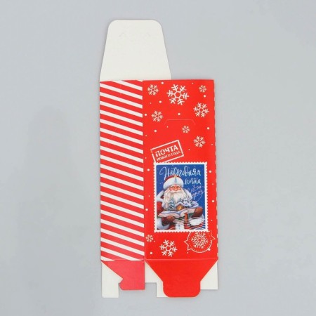 Folding box "New Year's Post", 6 x 14.5 x 3.5 cm, New Year-7