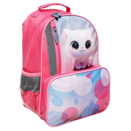 School backpack, 37 x 26 x 13 cm, ergonomic back, calligrata ORT "Cat Fluffika"-5
