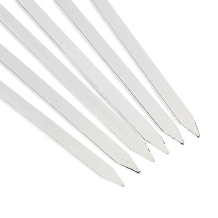 A set of skewers for barbecue 6 pcs, hilt - ring, width - 1 cm, 60 cm-1