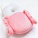 A backpack-pound for the safety of the baby "Bunny", the color is pink