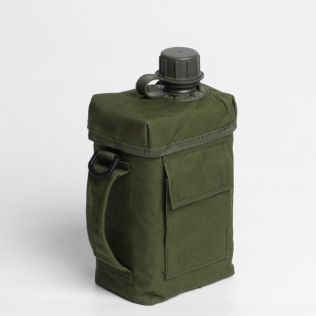 Tourist Flood "Adventure" 2 l, with a case, olive-5